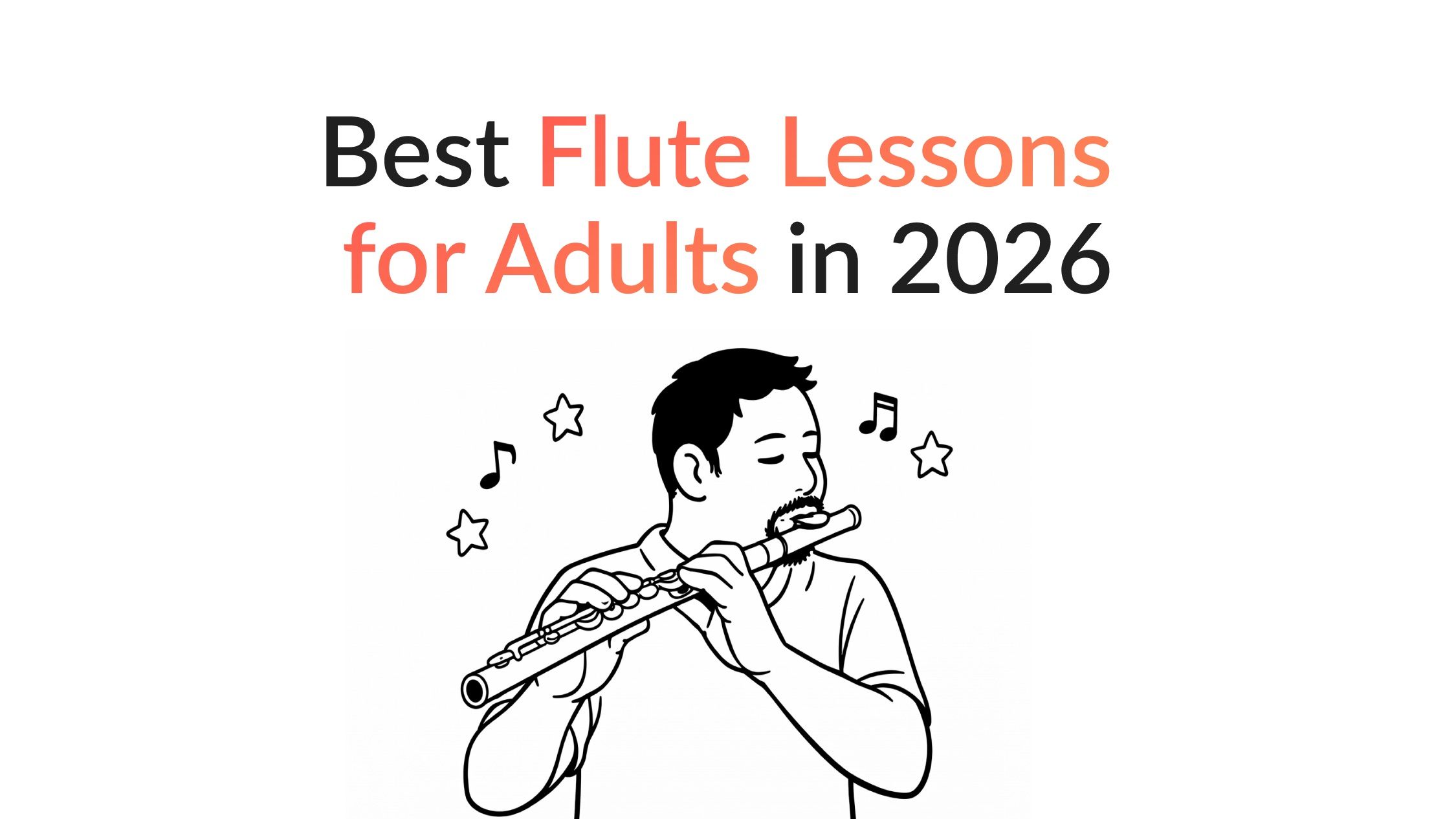cartoon of the flute player